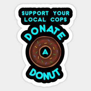 Donate a Donut Sticker